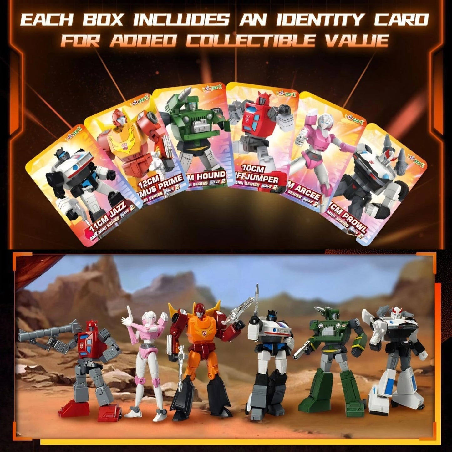 YOLOPARK Transformers G1 Mini Wave2 - W