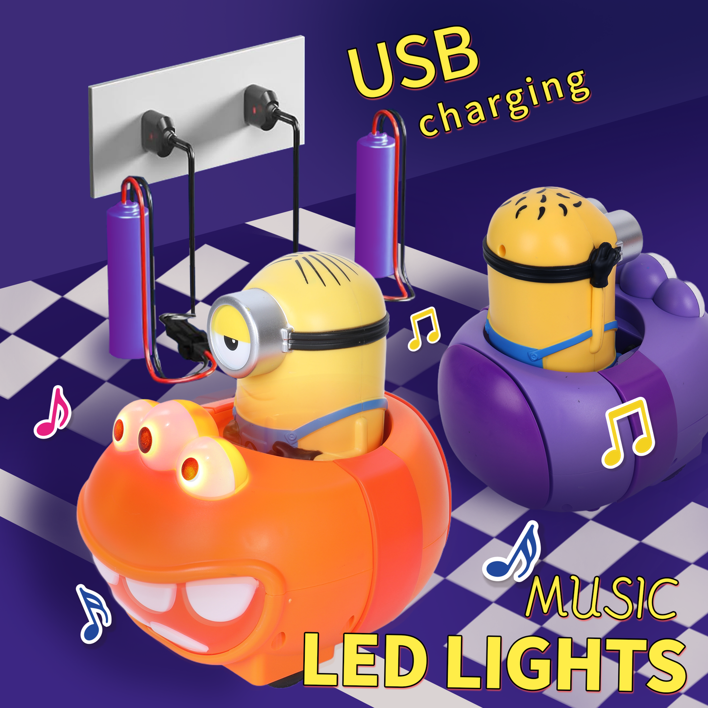 YOLOPARK Minions Remote Control Car - W